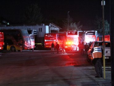 Trágico accidente en Terminal de Buses de empresa JM en Los Andes: Chofer murió arrollado por su propia maquina