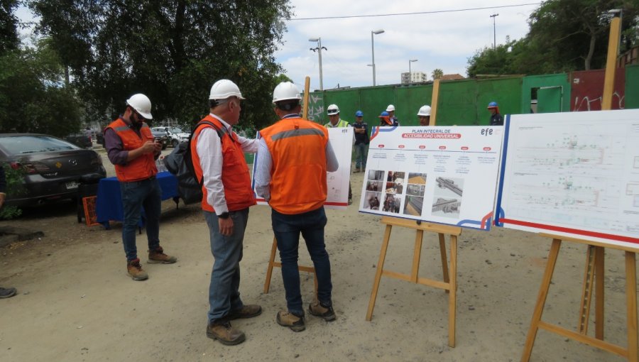 EFE Valparaíso inicia obras de accesibilidad universal en estación Quilpué y Estación Villa Alemana