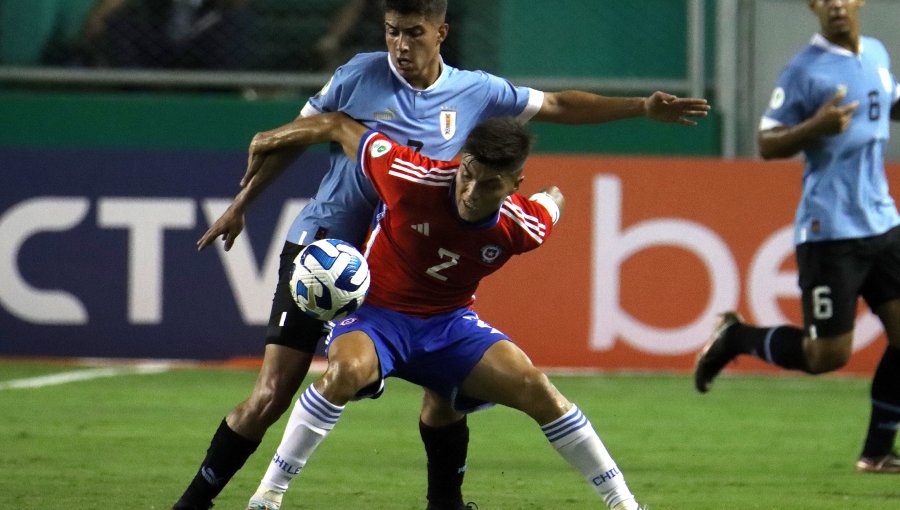 La Rojita sub 20 dejó una pobre imagen tras caer por goleada ante Uruguay