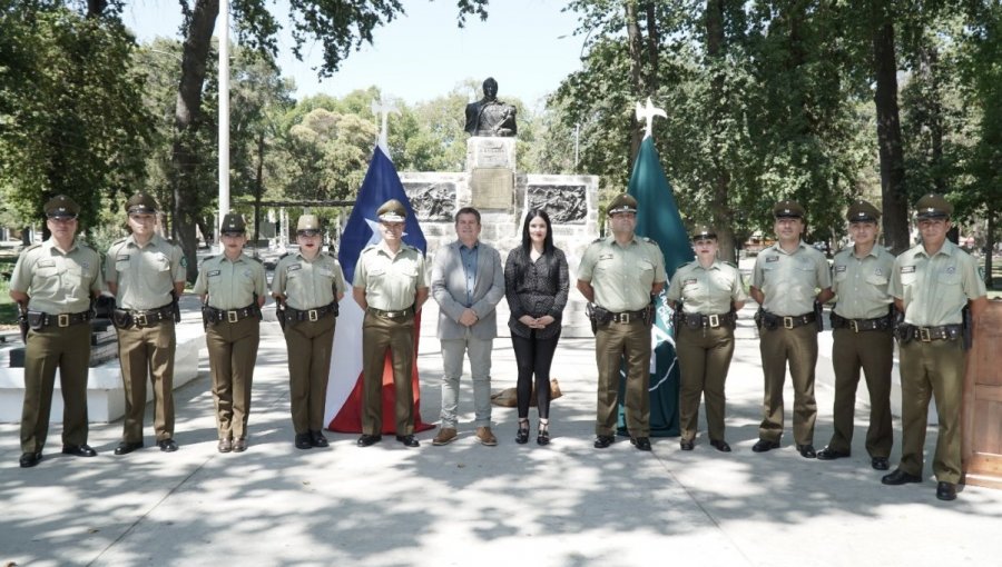 Villa Alemana recibe nuevos Carabineros para complementar el plan de seguridad preventivo de la comuna