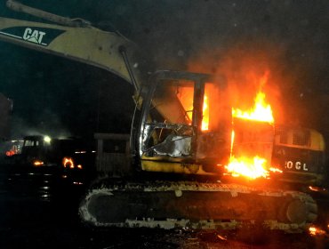 Encapuchados realizaron ataque incendiario en Lautaro