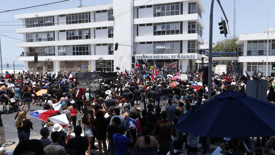 Vecinos de Alto Hospicio e Iquique marcharon en protesta por la inseguridad: 11 homicidios en lo va del año en la región de Tarapacá