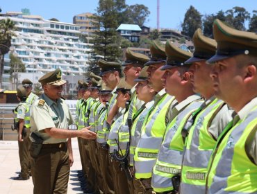 Plan «Verano Seguro»: 250 carabineros llegarán a reforzar la seguridad en la región de Valparaíso durante febrero
