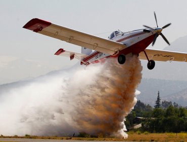 Subsecretario del Interior anunció la llegada de más aviones para combatir incendios forestales
