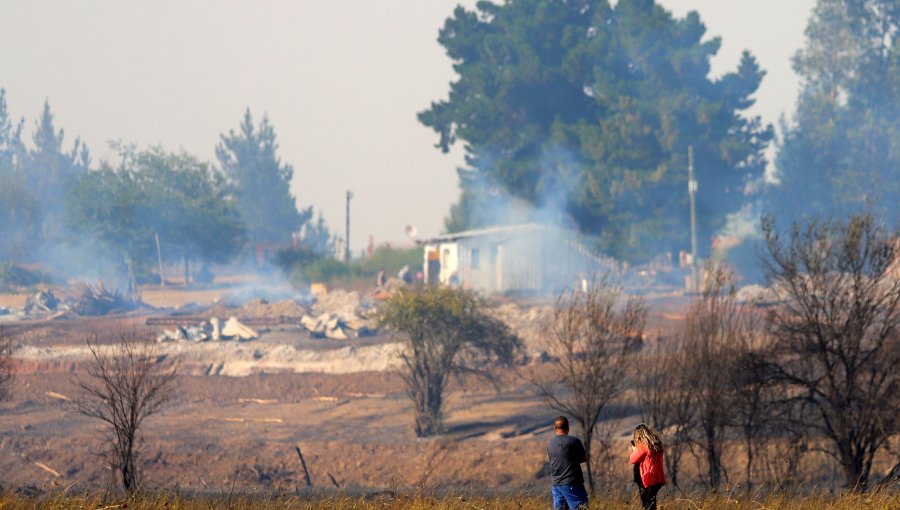 Balance incendios forestales: 39 en combate, 107 viviendas con daños y 8 mil hectáreas afectadas