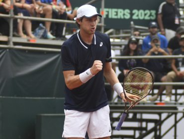 Copa Davis: Nicolás Jarry se agigantó en la cuarta región y vapuleó a Alexander Bublik
