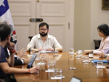 Presidente Boric se reunió con el mundo empresarial para coordinar ayuda por los incendios