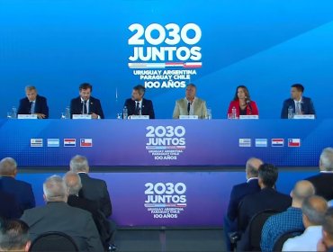 Argentina, Chile, Paraguay y Uruguay lanzaron candidatura conjunta para el Mundial de 2030