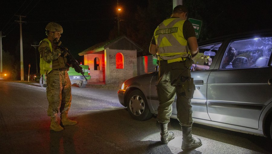 10 personas fueron detenidas durante la primera noche de toque de queda en la región del Biobío: uno portaba munición