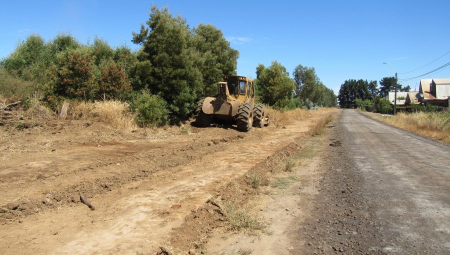 Encapuchados armados amenazaron a brigadistas forestales que realizaban cortafuegos en un predio de Antihuala en Los Álamos