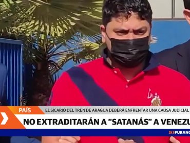 Corte Suprema congeló extradición de "Satanás", sicario del Tren de Aragua