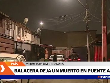 Un joven muerto y otro herido dejó balacera en Puente Alto