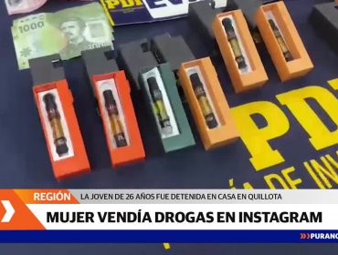 PDI detiene en Quillota a mujer que vendía droga por Instagram