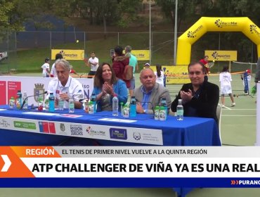 Gobierno Regional de Valparaíso dio inicio al ATP Challenger de Viña del Mar