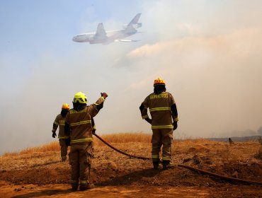 Operación Carrusel: El "Ten Tanker" y el "Aero Tanker" operaron juntos en extinción de incendio en Ninhue