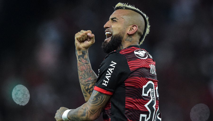 Vidal dijo presente en triunfo del Flamengo por el tercer lugar del Mundial