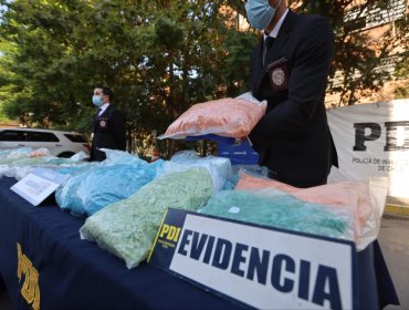 Cargamento con 140 kilos de éxtasis fue decomisado en San Antonio: droga proveniente de Holanda fue avaluada en $4.100 millones