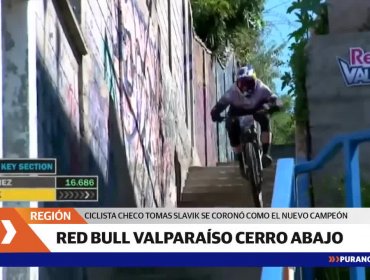 Tomás Slavik se coronó como el nuevo campeón de Valparaíso Cerro Abajo