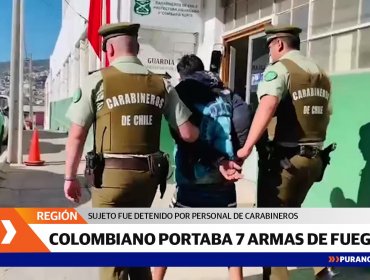 Carabineros sacó de circulación siete armas de fuego y munición en Valparaíso