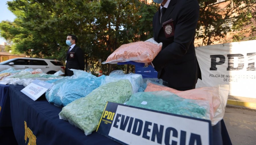 Cargamento con 140 kilos de éxtasis fue decomisado en San Antonio: droga proveniente de Holanda fue avaluada en $4.100 millones