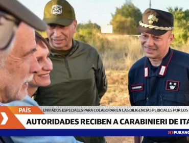 Llegaron a Chile Carabinieri de Italia que apoyarán las investigaciones de incendios forestales en la zona centro sur del país