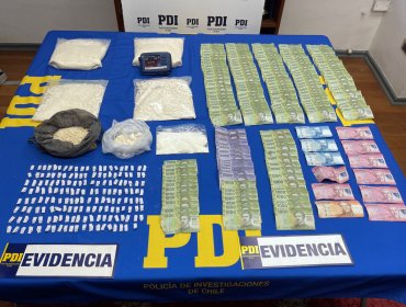 PDI Concepción sacó de circulación más de 48 mil dosis de drogas