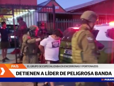 Carabineros detuvo al líder de banda criminal asociada a 11 robos con intimidación y violencia ocurridos en la Región Metropolitana