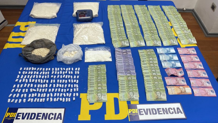 PDI Concepción sacó de circulación más de 48 mil dosis de drogas