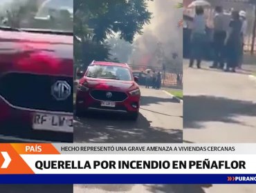 Gobierno anuncia querella contra responsables por incendio forestal en Peñaflor y homicidio en Talagante
