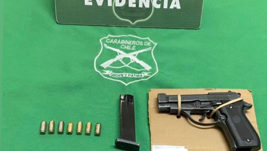 Hombre armado con pistola y municiones fue detenido a metros del lugar donde se realizará la Gala de Viña 2023