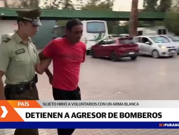 Con arraigo nacional quedó un hombre que apuñaló a bomberos cuando se dirigían a combatir un incendio en Codegua