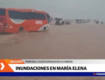 Decenas de viviendas afectadas por lluvia en María Elena