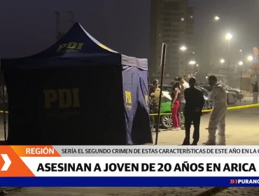 Asesinan a joven de 20 años en Arica: sería el segundo homicidio del año en la comuna