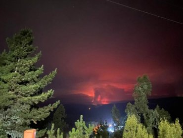 Extenuante noche por incendio forestal en Coronel: Cerca de la medianoche evacuaron sectores Quetra y La Quebrada