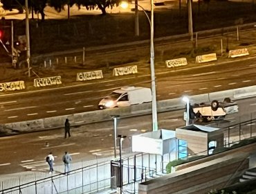 Dos lesionados dejan sendos accidentes de tránsito en la Av. España, tanto en Valparaíso como en Viña del Mar