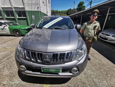 Carabineros recuperó tres vehículos con encargo por robo en Cerrillos