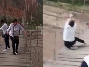 Chilena cae de un puente colgante mientras pasaba sus vacaciones en Bolivia: se fracturó 10 costillas y se encuentra grave