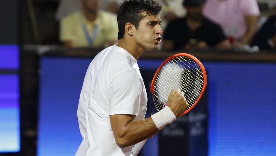 Cristian Garin avanzó a octavos de final del Chile Open tras triunfazo ante Dominic Thiem