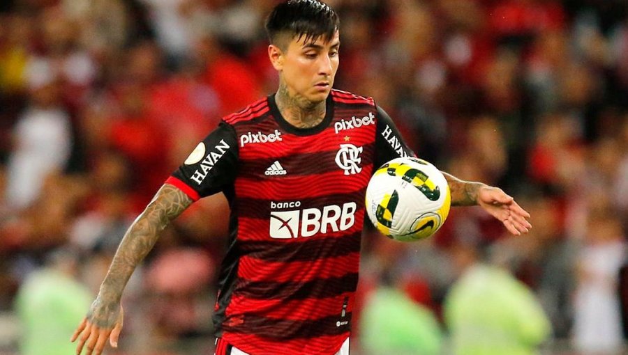 Erick Pulgar sufrió una fractura y será baja en el Flamengo para la final de vuelta de la Recopa Sudamericana