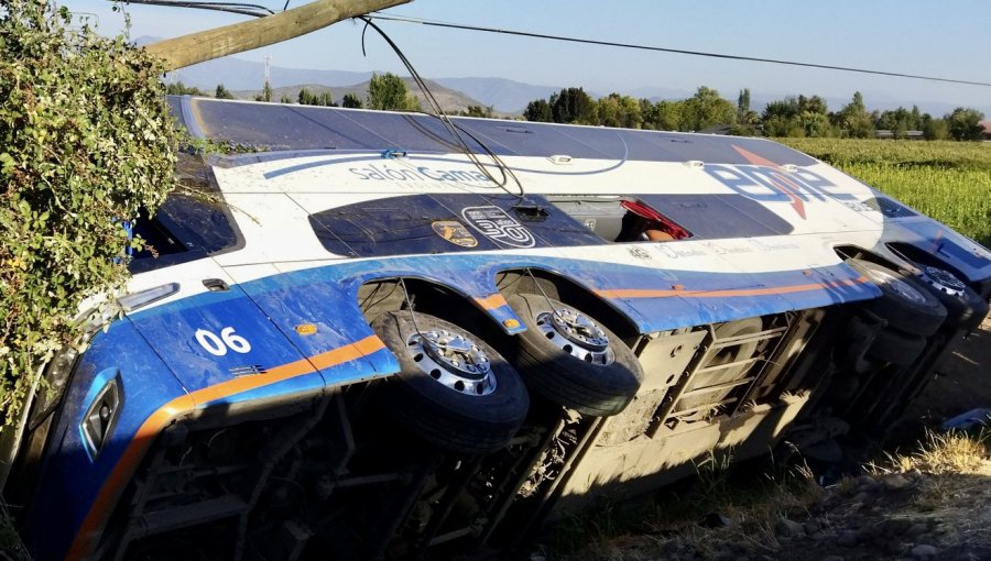 Conductor del bus que protagonizó fatal accidente en la ruta 5 Sur fue detenido tras dar positivo en narcotest