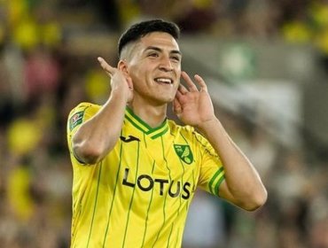 Volea de Marcelino Núñez fue escogida como el mejor gol del mes de febrero en Norwich City