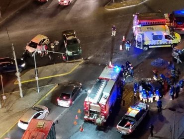 Delincuentes protagonizaron accidente tras encerrona y lesionaron a conductor de App de transportes en Macul