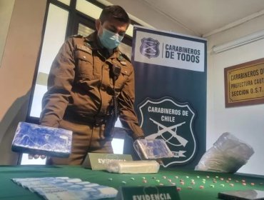 Detienen en Perquenco a cubano que trasladaba droga: Colgó pinos aromatizantes para que perros no detectaran las sustancias