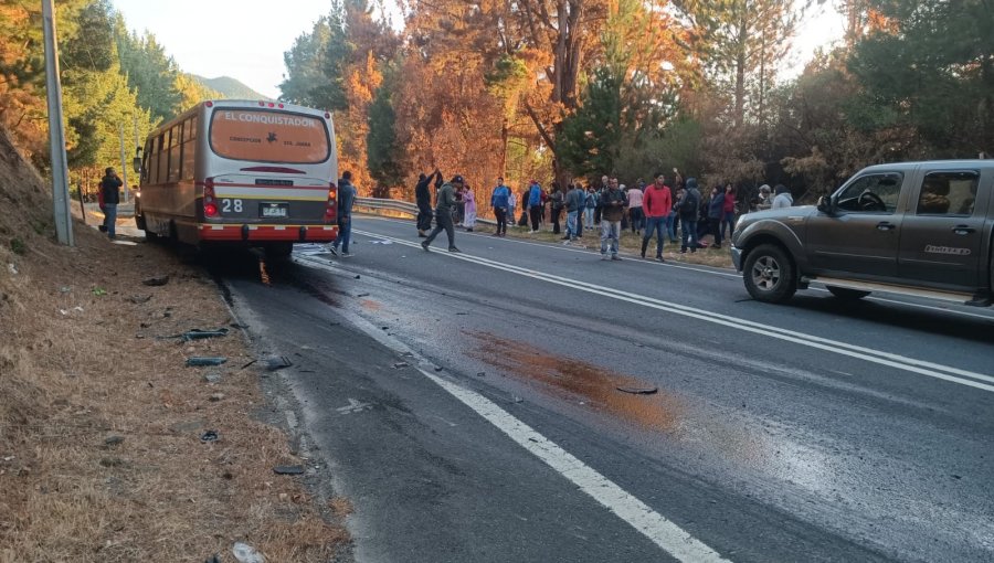 Dos personas fallecidas dejaron dos accidentes de tránsito en rutas de la Macrozona Sur