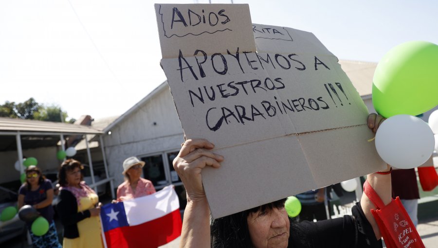 Vecinos de El Belloto se manifestaron tras homicidio de la sargento Oliveros