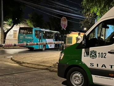 Adulto mayor murió tras ser atropellado por bus del Transantiago en Quinta Normal: Habría cruzado por paso no demarcado