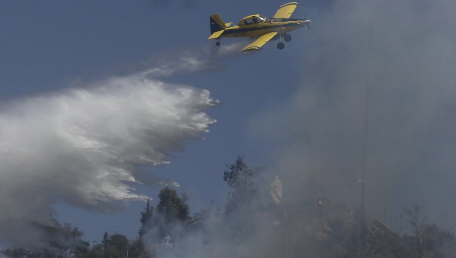 Senapred declaró alerta amarilla por incendio forestal en Melipilla