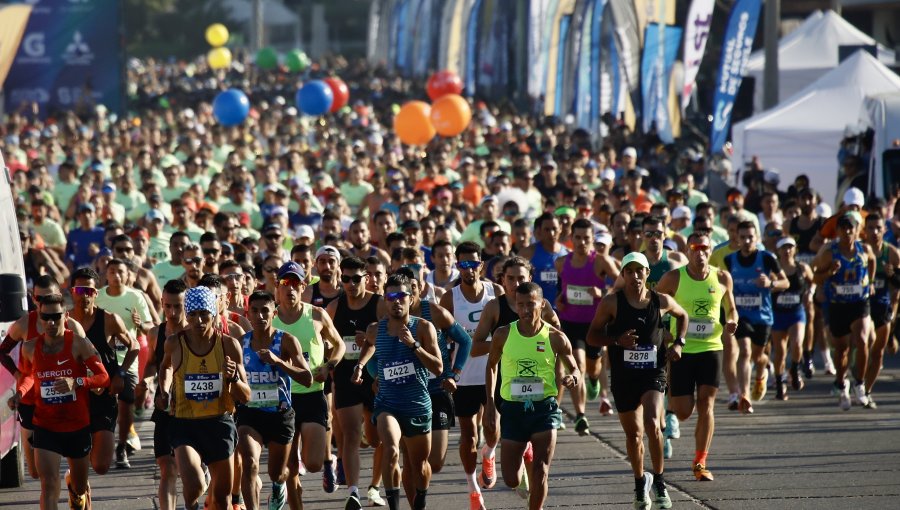 Medio Maratón congregó a miles de competidores en las calles de Viña del Mar