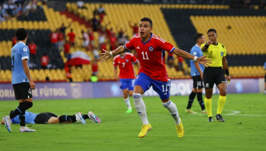 Chile se impuso a Uruguay y celebra su primer triunfo en el Sudamericano Sub-17