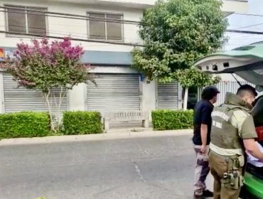 Amplio operativo policial en Nogales por asalto a sucursal de BancoEstado: delincuentes armados huyeron con el dinero en bolsas